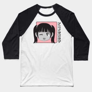 Aesthetic anime girl Baseball T-Shirt